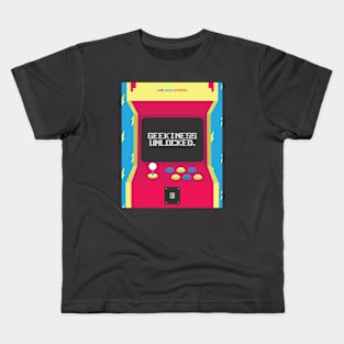 Geekiness Unlocked Arcade Kids T-Shirt